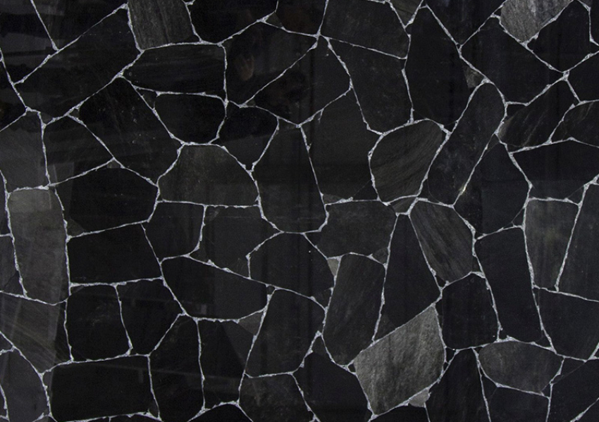 OBSIDIAN SILVER VEINES